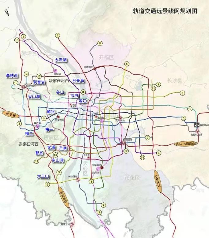 重磅长沙地铁第四轮规划即将启动拟研究10条线路共280公里