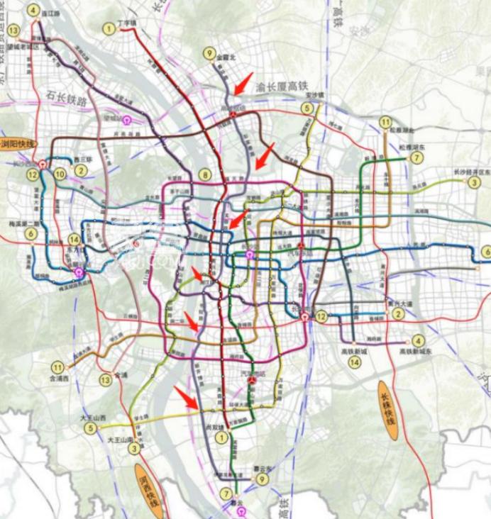 长沙地铁已启动第4轮规划研究猜猜哪几条线路会入选
