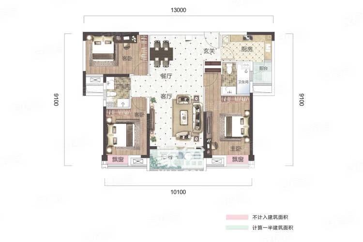 南德长江城户型图_武汉南德长江城户型图大全_房型图