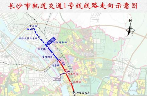 2022长沙轨道交通规划6号线6月底载客运营长浏长宁快线开建