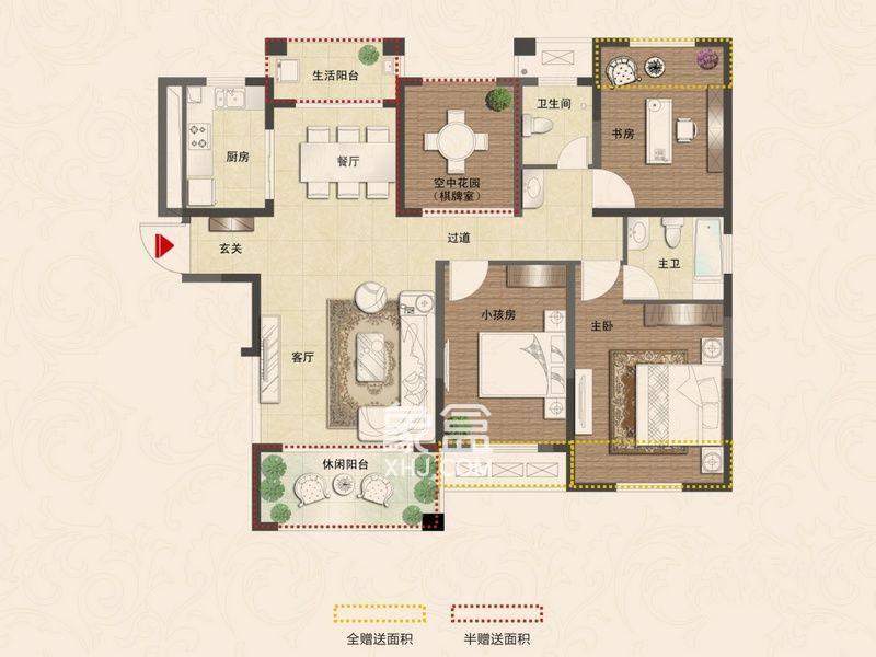 阳光丽城户型图_长沙阳光丽城户型图大全_房型图-长沙