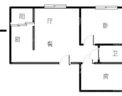 市中心泛宇邕江一品豪华装修两房，送家具家电。拎包入住