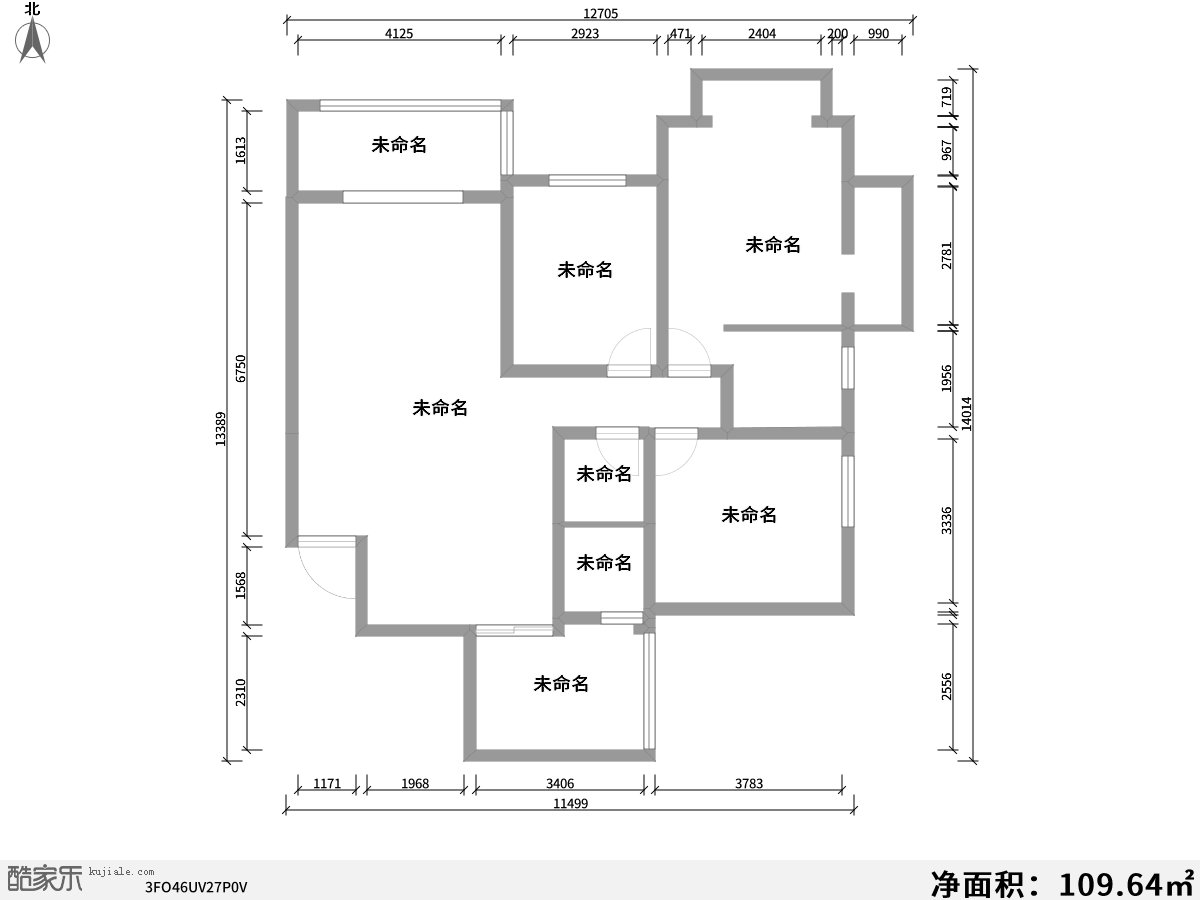 大同芙蓉二期  2室2厅1卫   2000.00元/月室内图1