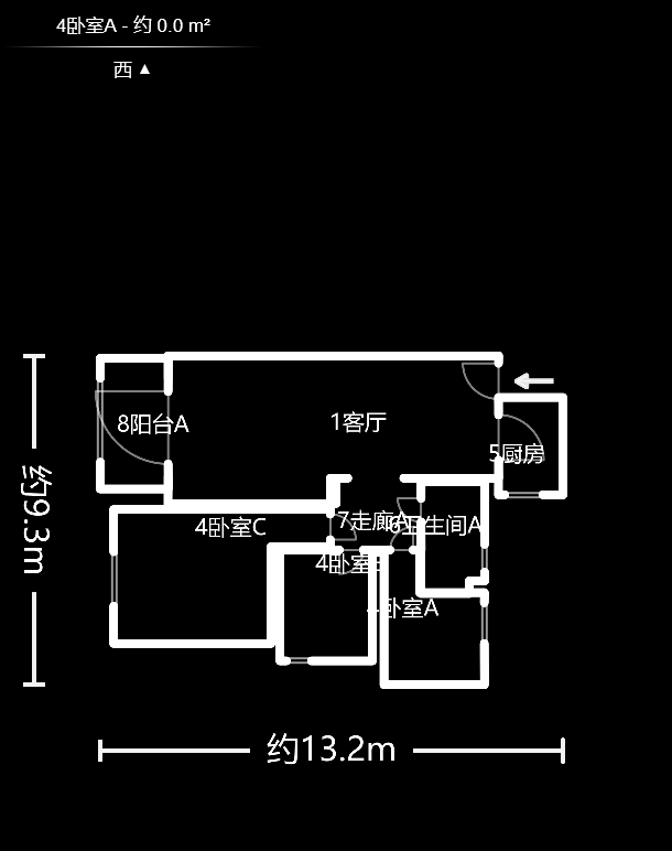 紫晶城  3室2厅1卫   70.00万室内图1