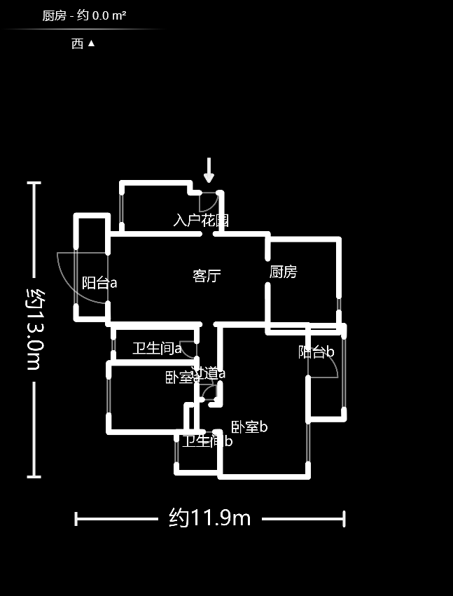 鑫天格林香山  4室2厅2卫   75.00万室内图1