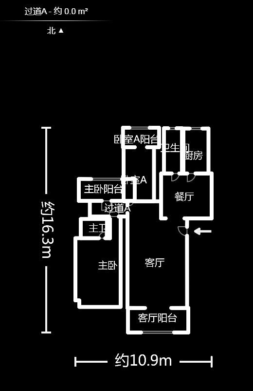 水木兰庭  3室2厅1卫   100.00万室内图1