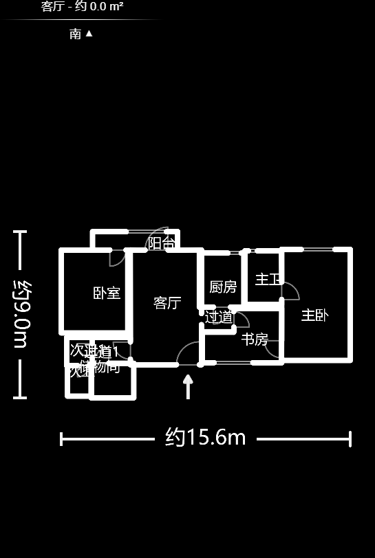 新大新  3室1厅1卫   6900.00元/月室内图1