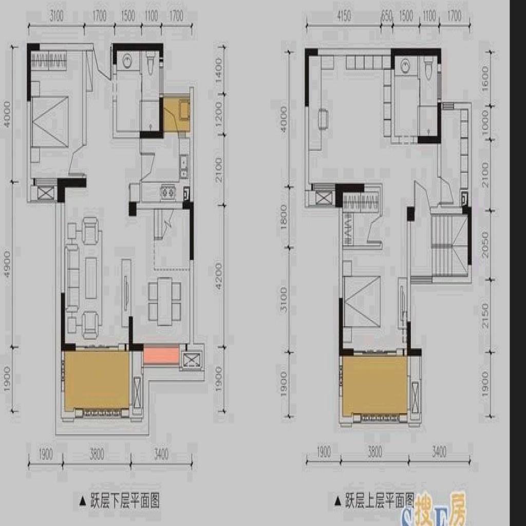绿地.圣路易名邸一期  5室2厅2卫   120.00万户型图