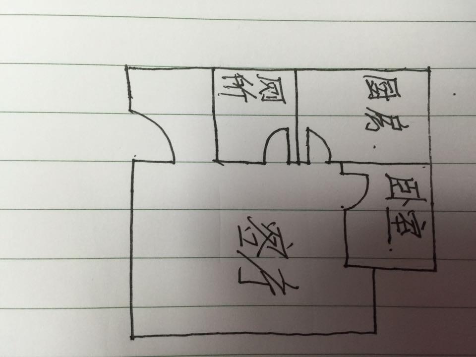 光华杏林  1室1厅1卫   45.00万客厅