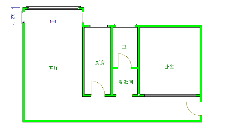 星语双城一期  1室1厅1卫   42.00万