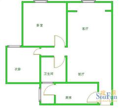 光华碧邻  2室1厅1卫   1700.00元/月室内图1