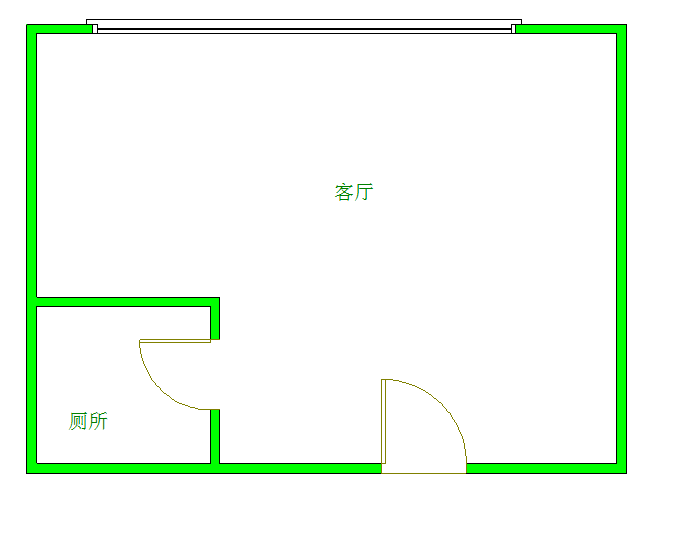 一品CG  1室1厅1卫   1800.00元/月室内图1