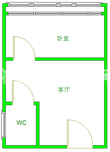 智地哥谭LOFT公寓  1室1厅1卫   2000.00元/月室内图1