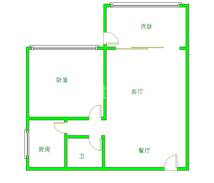 瑞联路249号院  1室1厅1卫   67.00万