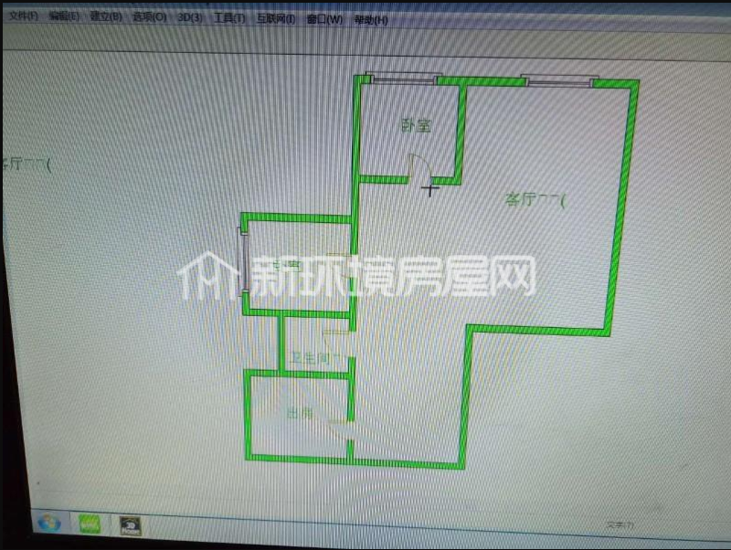 时代尊城  2室1厅1卫   180.00万室内图1