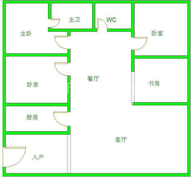 中铁丶西子香荷  4室2厅2卫   3800.00元/月室内图1