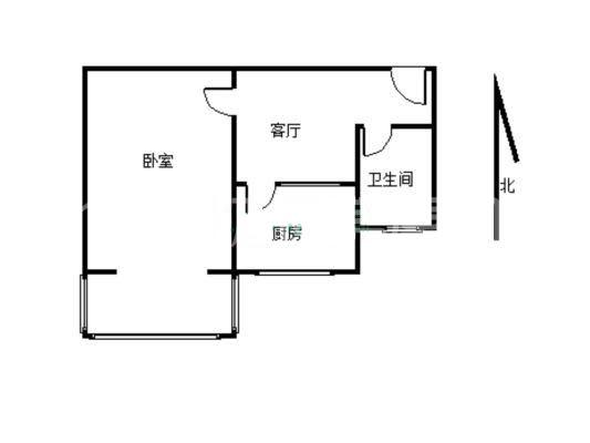 贝森园  1室1厅1卫   73.00万