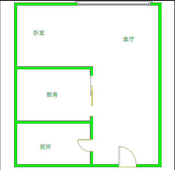 大地新光华  1室0厅1卫   1750.00元/月室内图1