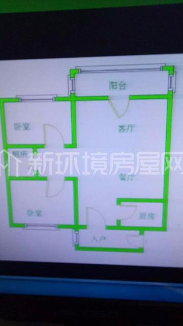 清河庭苑  2室2厅1卫   1200.00元/月室内图1