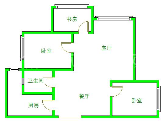 光华逸家  2室1厅1卫   2600.00元/月室内图1