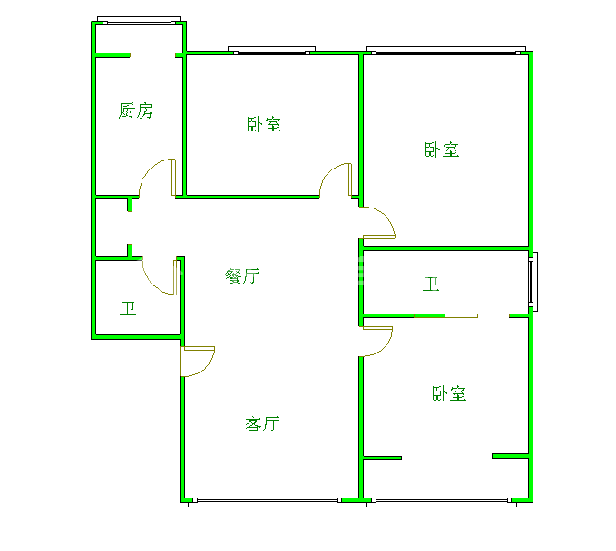 浪琴湾  3室2厅2卫   239.00万