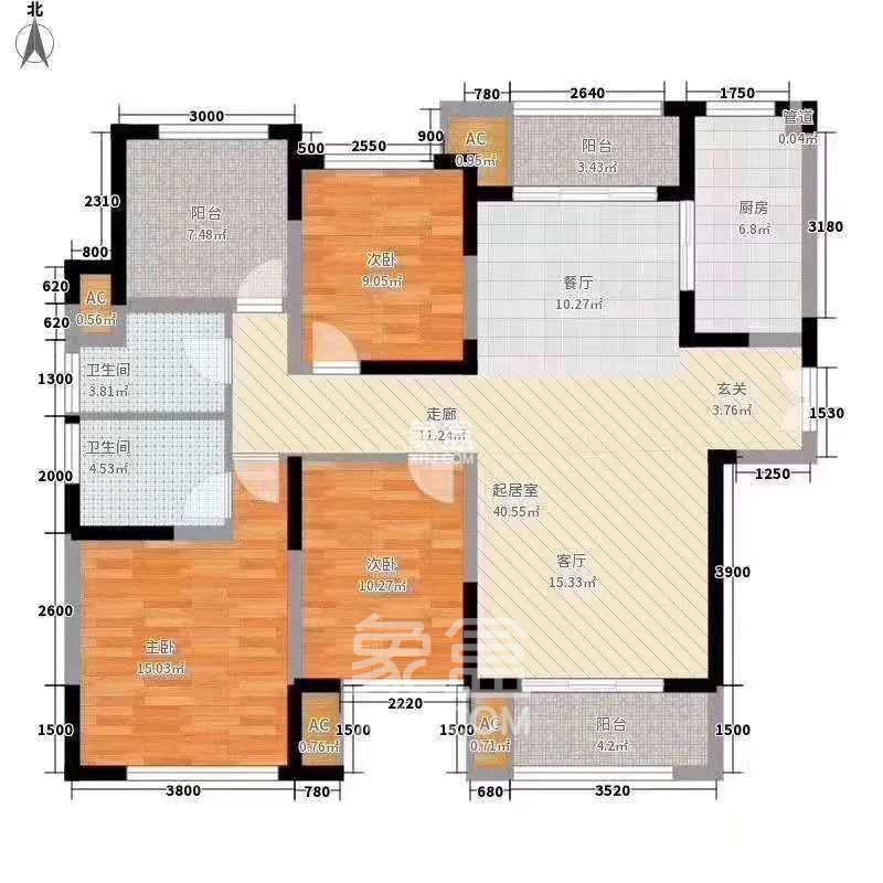 卓越淺水灣  1室1廳1衛(wèi)   5000.00元/月戶型圖