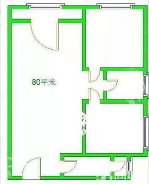 中信城佐岸  2室1厅1卫   2500.00元/月室内图1