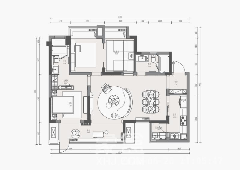 大庆新村  1室1厅1卫   650.00元/月室内图1