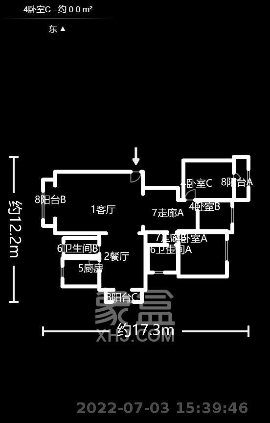 金帆小区  4室2厅1卫   108.00万室内图1