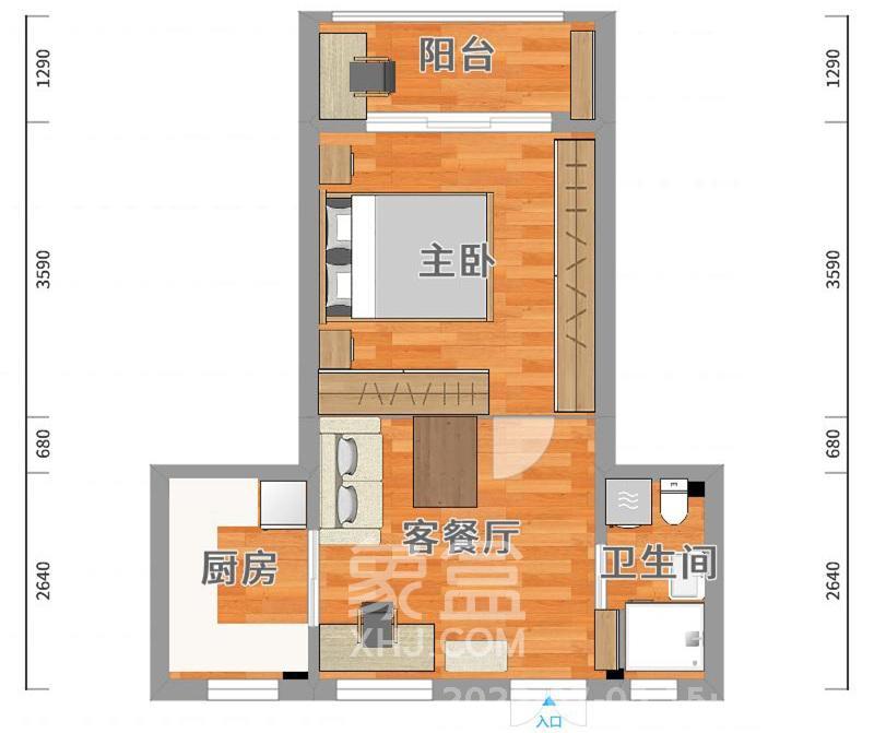 东岸锦城(东方人家)   52.0㎡     2050.00元/月小区图