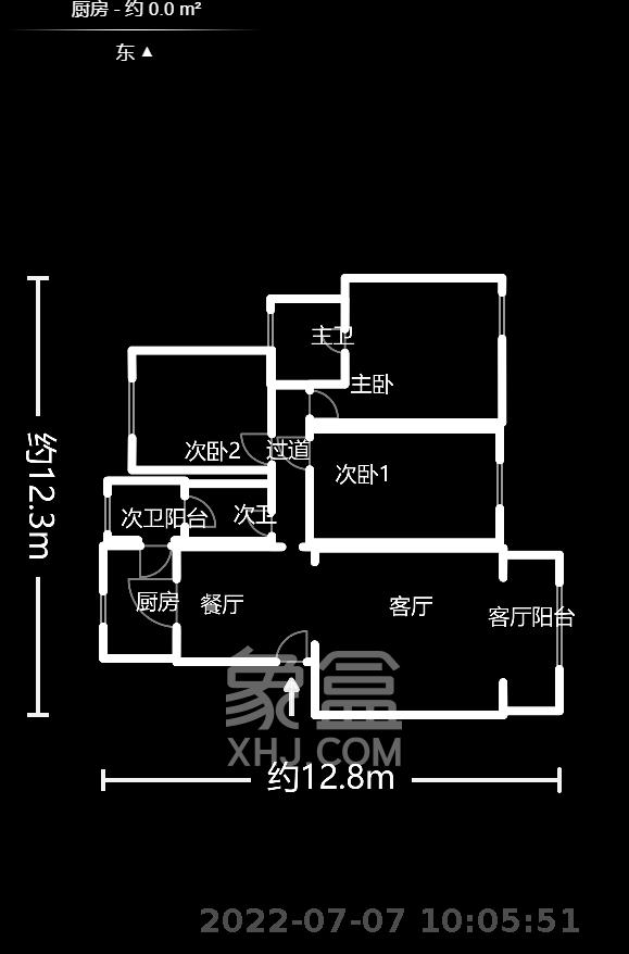 德润园  3室2厅1卫   88.00万室内图1
