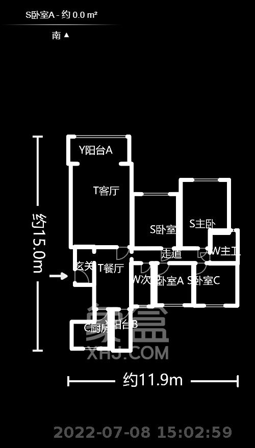 德润小区（丰升德润小区）  4室2厅2卫   184.00万室内图1