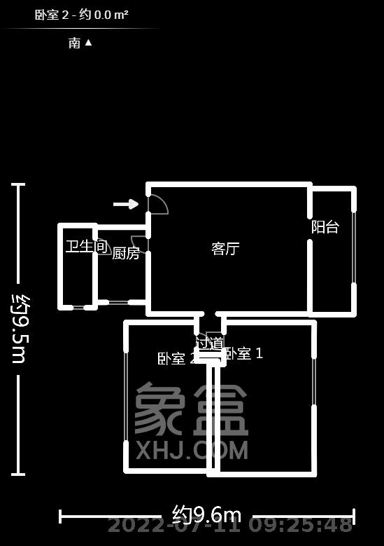 蒋家垅社区  2室1厅1卫   45.00万室内图1
