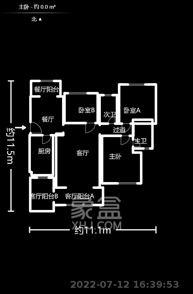 天麓尚层  0室0厅0卫   98.00万室内图1