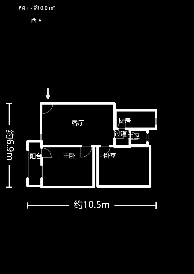 火星一片 3室1厅1卫 1400.0元/月 火星一片 3室1厅1卫 1400.0元/月户型图