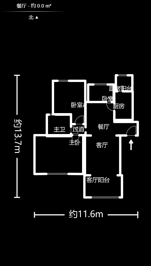 山水湾  3室2厅1卫   56.00万室内图1