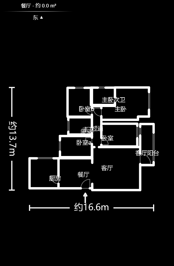 明城公寓  10室5厅2卫   6000.00元/月户型图