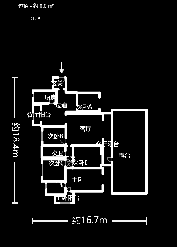 鑫远尚玺苑 4室2厅2卫 3400.0元/月 鑫远尚玺苑 4室2厅2卫 3400.0元/月户型图