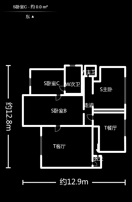 绿雅园  4室2厅1卫   207.00万室内图1