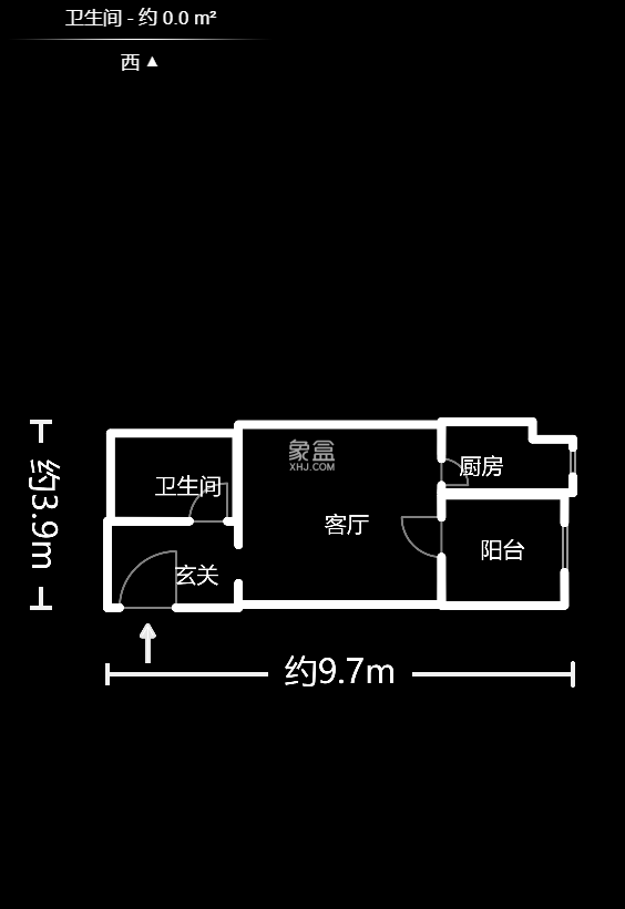 喜地时代广场（中环大厦）   55.0㎡      2100.0元/月小区图