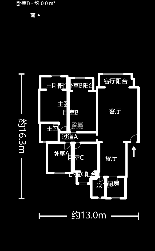 城西公寓（西城门第）  4室2厅2卫   149.00万室内图1