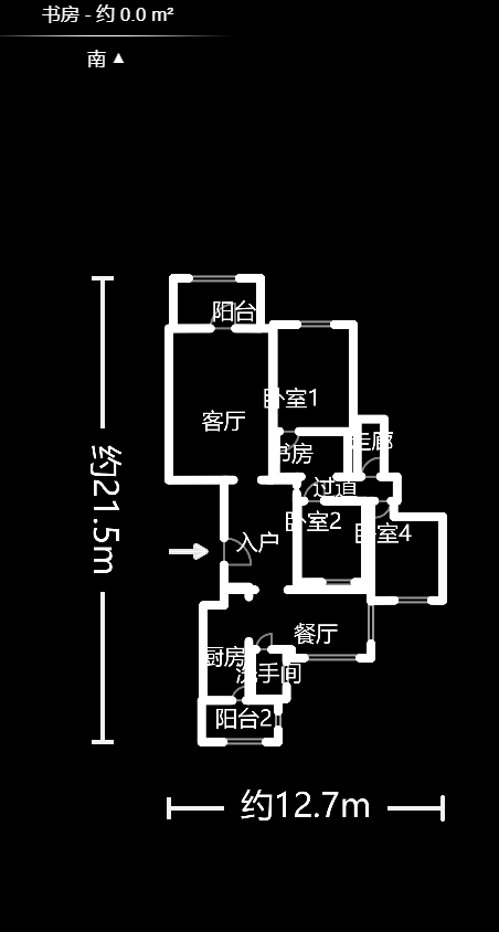 建鸿达华都（华都小户型及大华写字楼）  4室2厅3卫   6000.00元/月户型图