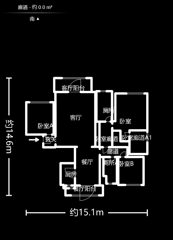 恒伟西雅韵  3室2厅2卫    6500.0元/月室内图1