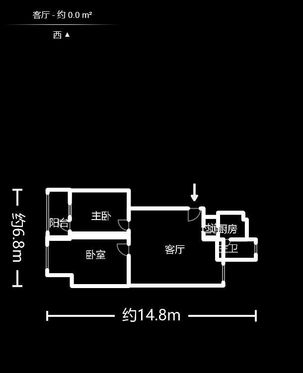 省政府五所 2室2厅1卫 2800.0元/月 省政府五所 2室2厅1卫 2800.0元/月户型图