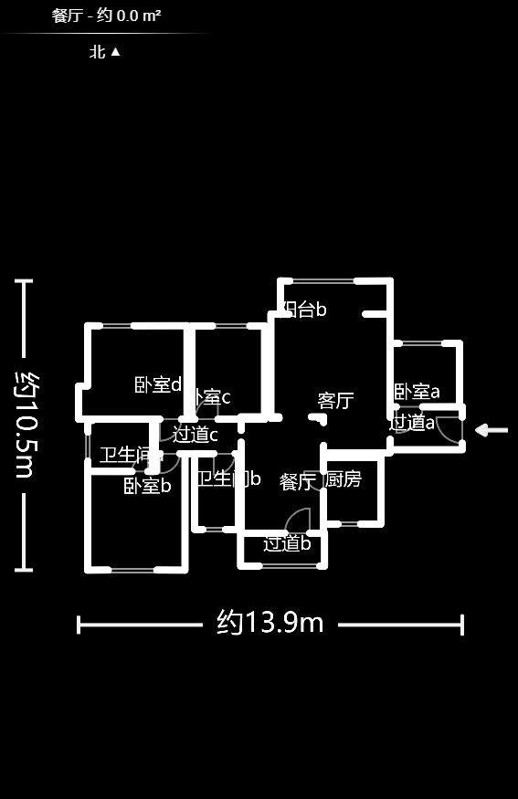 金谷豪庭  3室2廳1衛(wèi)    1800.0元/月室內(nèi)圖1