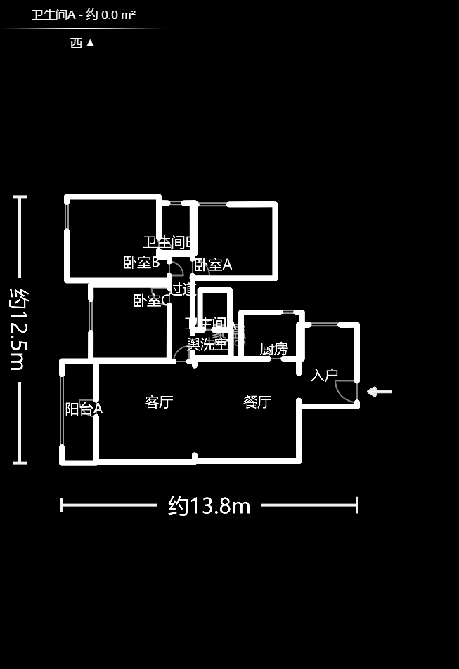 美林景园  3室2厅2卫   115.00万