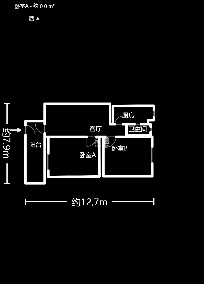 浦沅生活三区  2室1厅1卫   50.00万室内图1