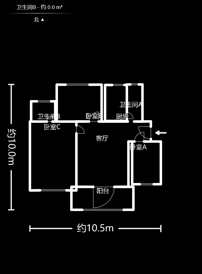 御景龙城 5室2厅2卫 6500.0元/月 御景龙城 5室2厅2卫 6500.0元/月户型图
