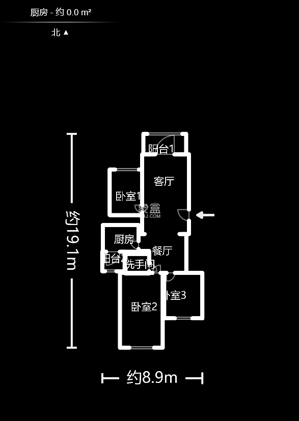 中建桂苑  3室2厅1卫   98.00万