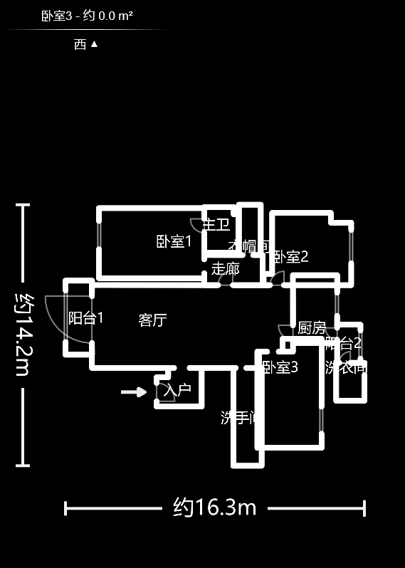 巴黎香榭  7室3厅4卫   7500.00元/月户型图